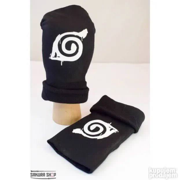 Naruto Konoha Rukavice bez prstiju V01 (B795)