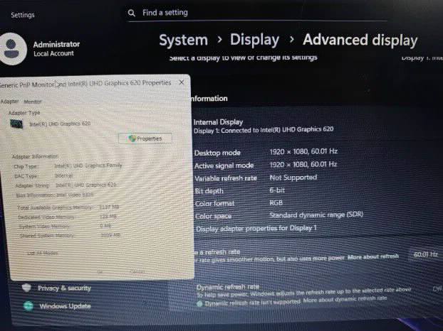 Acer i5 8gen 6gb ssd + Hdd 2gpu