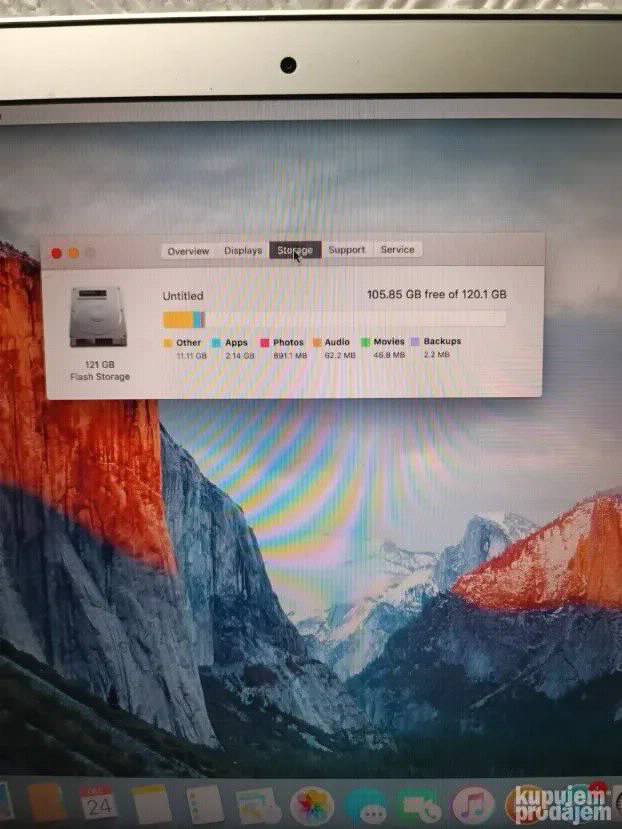 Macbook Air 13 i5 4gb 120gb ssd Monterey