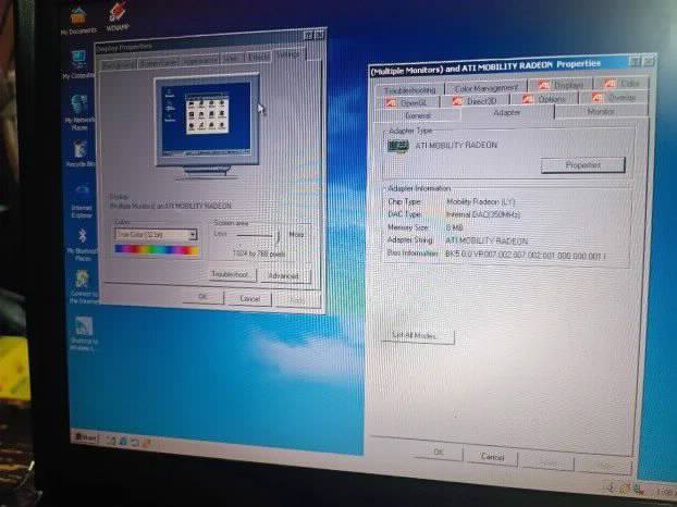 RETRO ibm X24 Pentium 3 392ram 40gb wifi bluetooth Win2000