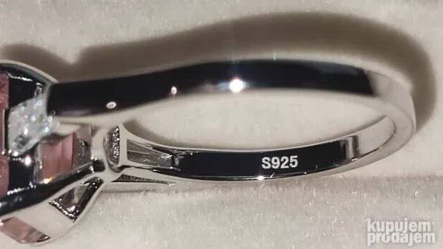 Srebrno S925 Prstenje sa High-Carbon Kristalima