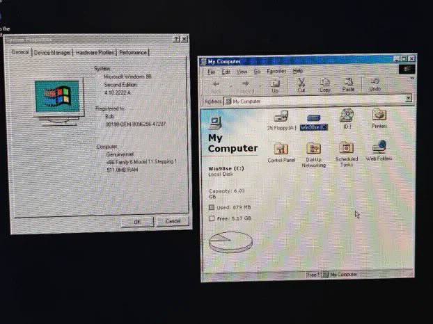 RETRO Hp Omnibook 6100 Pentium 3 512mb 6gb comport lpt win98