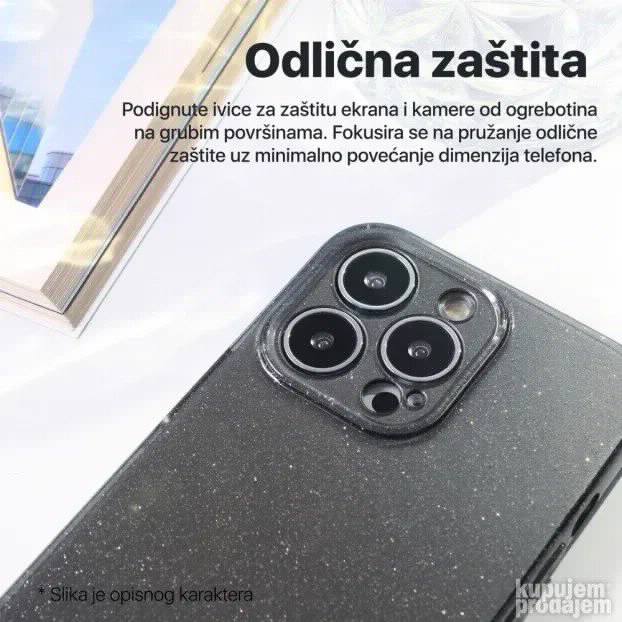 Torbica Sparkle Dust za iPhone 13 Mini 5.4 - Zelena