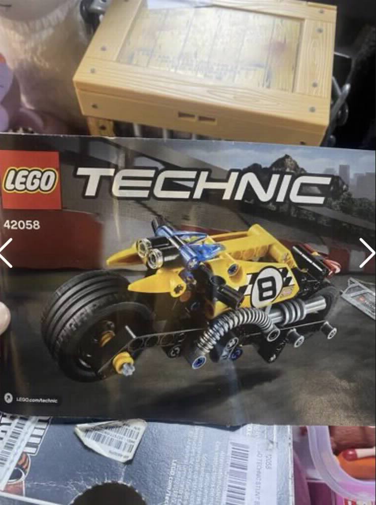 LEGO Technic 42058 Stunt Bike - Kompletna kolekcija