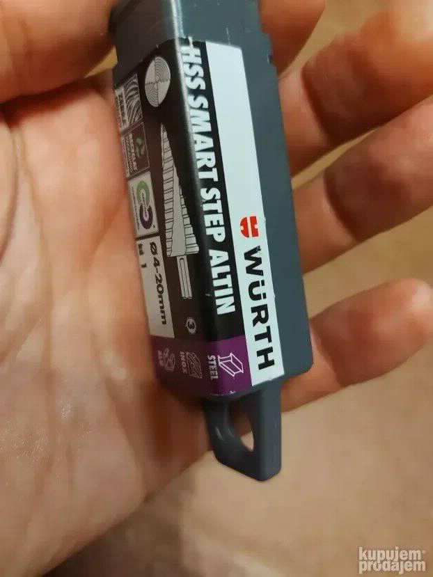 Wurth stepenaste burgije jelkica HSS-AlTiN 4 - 20 mm