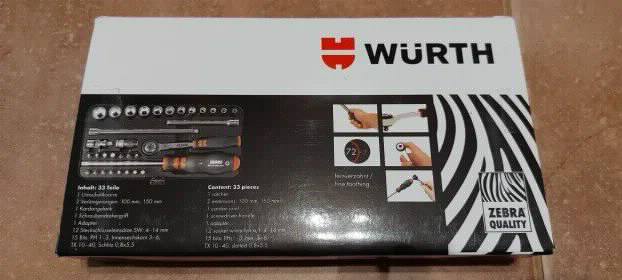 Wurth Zebra set gedora racva 1/4 NOVO Akcija
