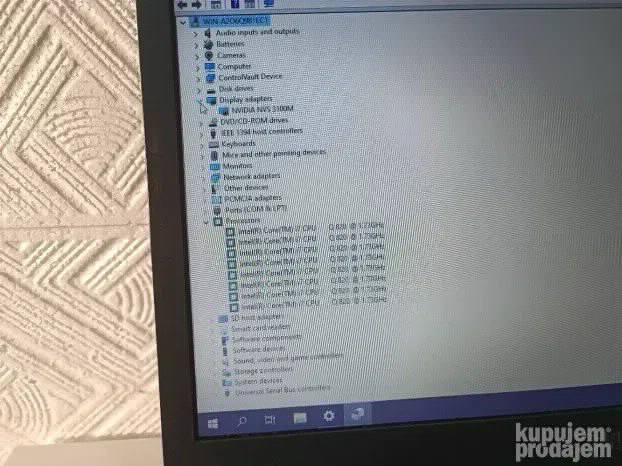 Dell Latitude 6510 i7 Q820 4gb 250gb NVS3100M
