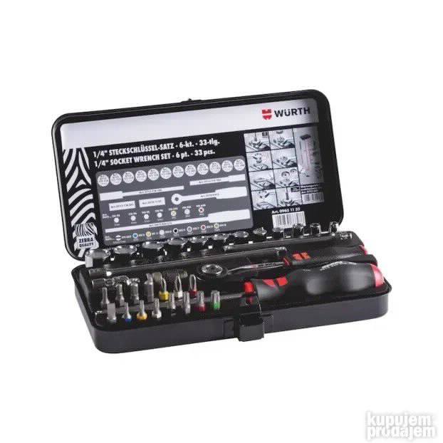 Wurth Zebra set gedora racva 1/4 NOVO Akcija