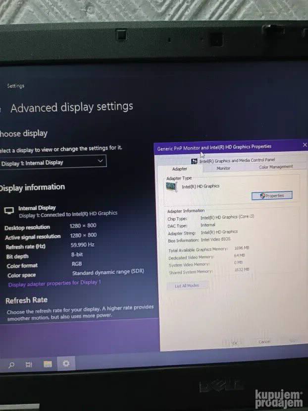 Dell Latitude 5410 i3 4gb 160gb 14inch