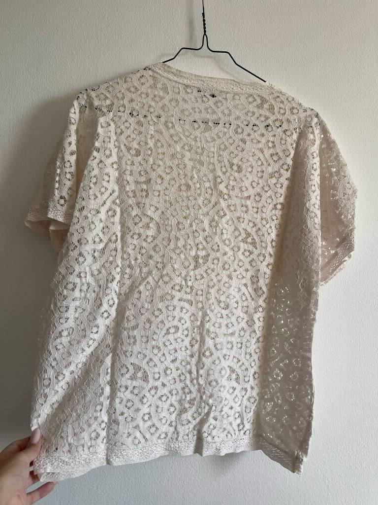 Mango boho bela majica
