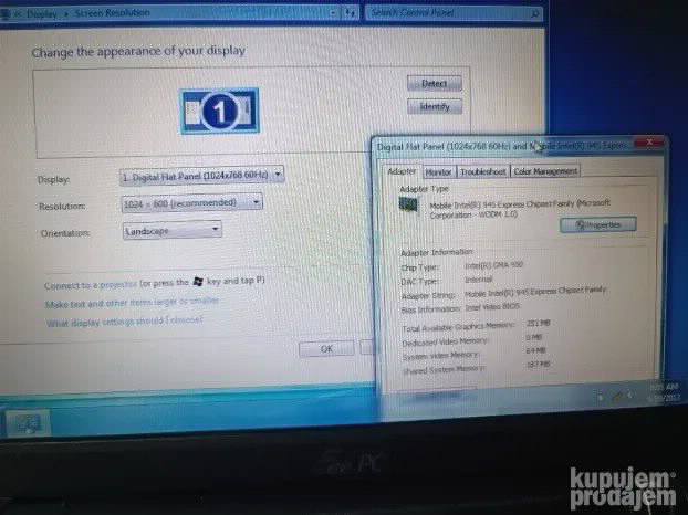 Asus Eeepc 900ax atom 160gb