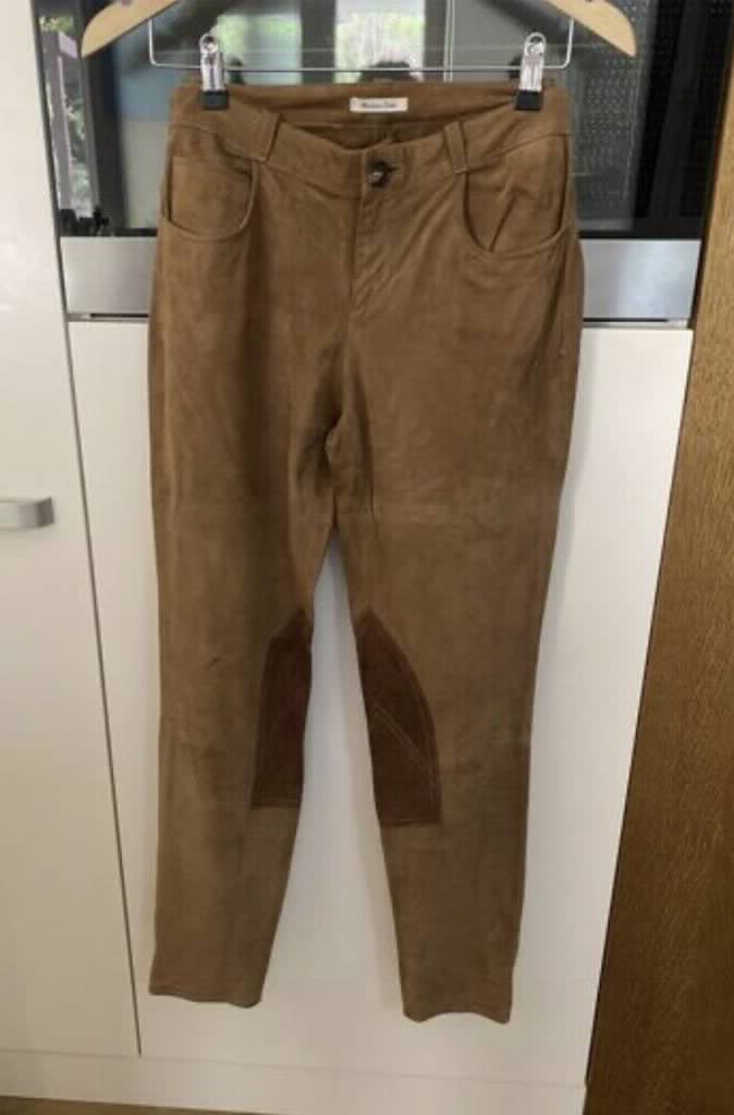 Massimo Dutti Kožne Pantalone 100% Koža Veličina M