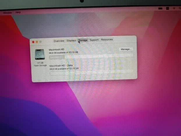 Macbook Air 2014 4gb 128ssd 13.3 monterey