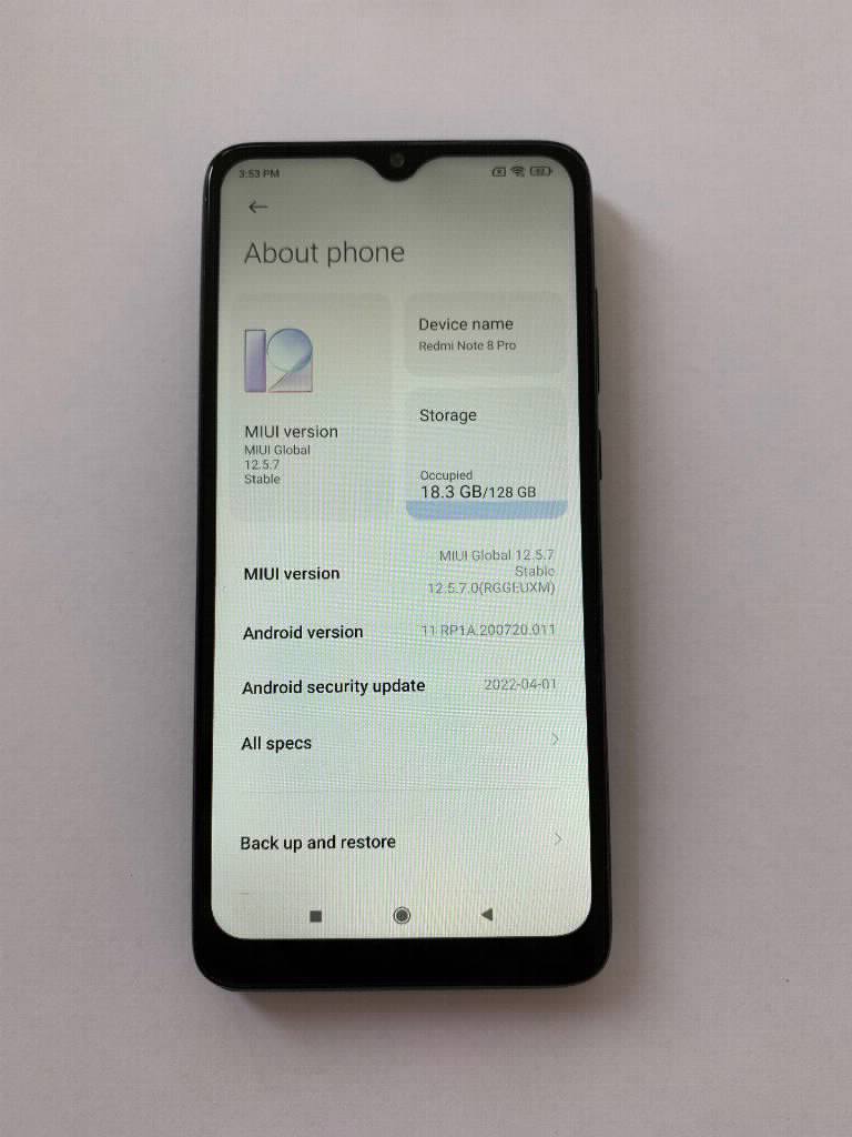 Redmi Note 8 pro 128gb