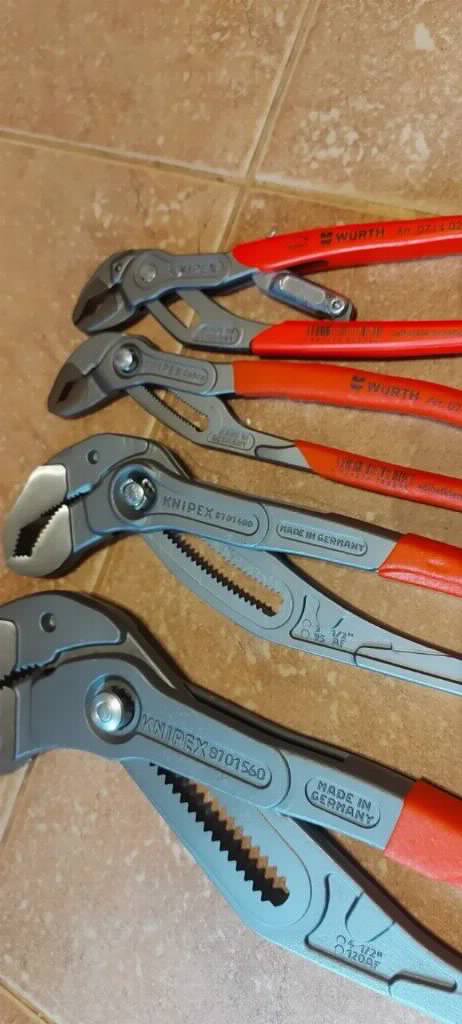 Knipex Wurth Cobra papagajke svih velicina NOVO POVOLJNO