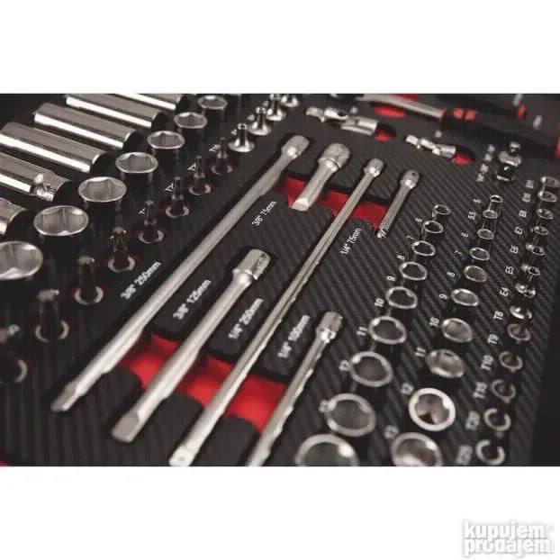 Wurth Set ZEBRA 1/4" i 3/8" gedora nasadnika dve račne 91
