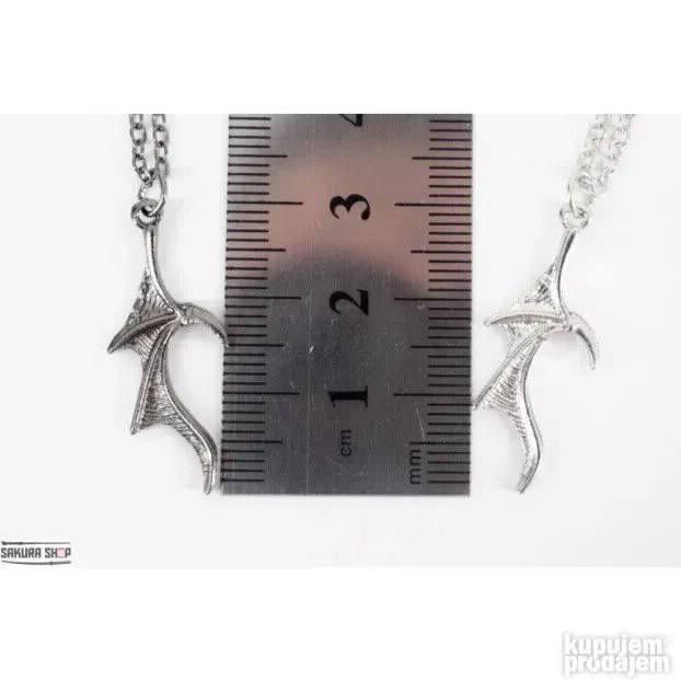 Demon Wing Goth MATCHING ogrlice (N113)