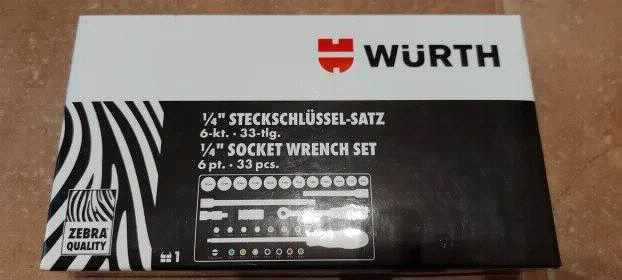 Wurth Zebra set gedora racva 1/4 NOVO Akcija