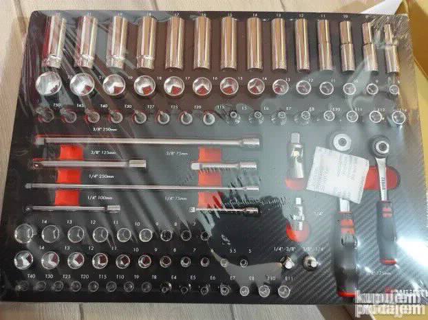 Wurth Set ZEBRA 1/4" i 3/8" gedora nasadnika dve račne 91