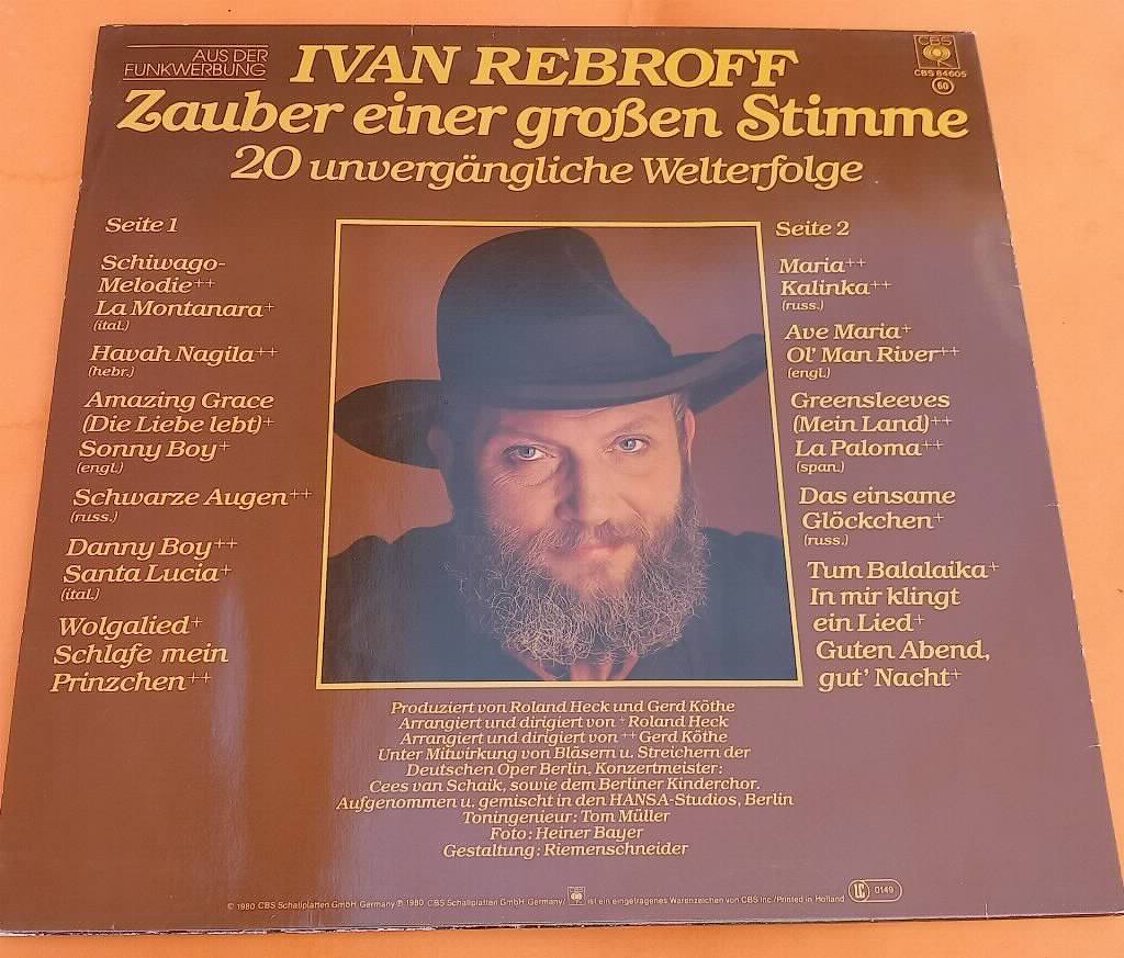 Ivan Rebroff ‎  Zauber einer großen Stimme