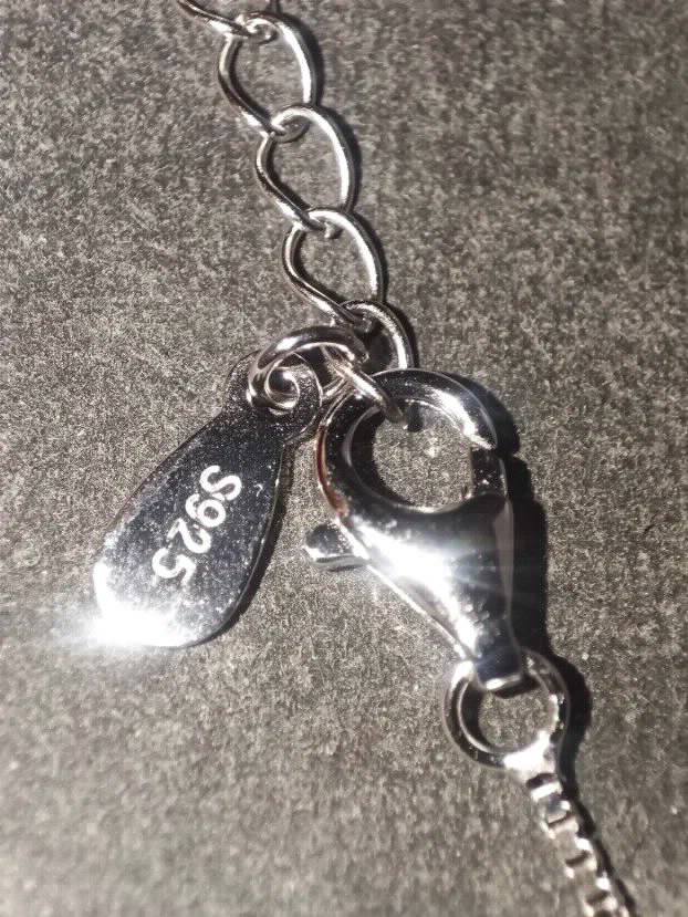 Premium S925 Ogrlica sa 7 Mojsanit Dijamanata po  2,8mm